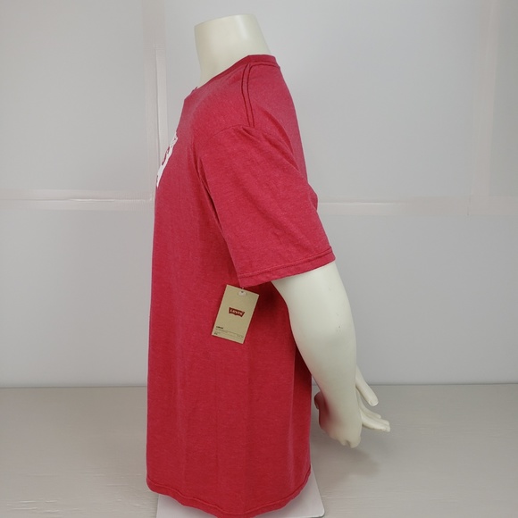 Levis Short Sleeve Graphic Tee Men's L T-shirt Red - Picture 3 of 6